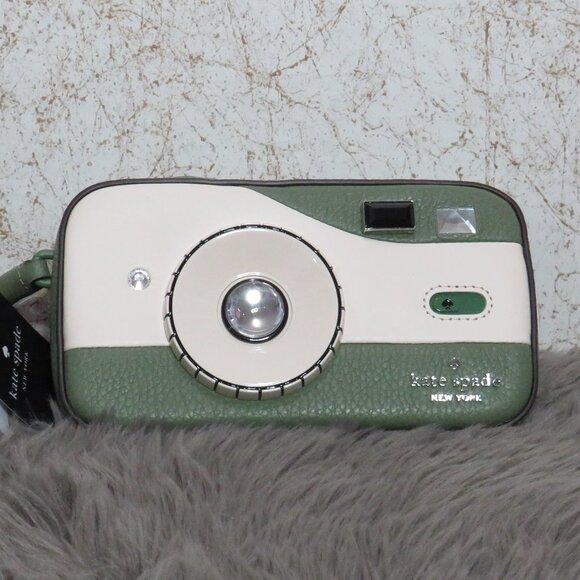 Kate Spade Picture This 3D Camera Wristlet (Cedar/Multi-color) - Picture 1 of 6